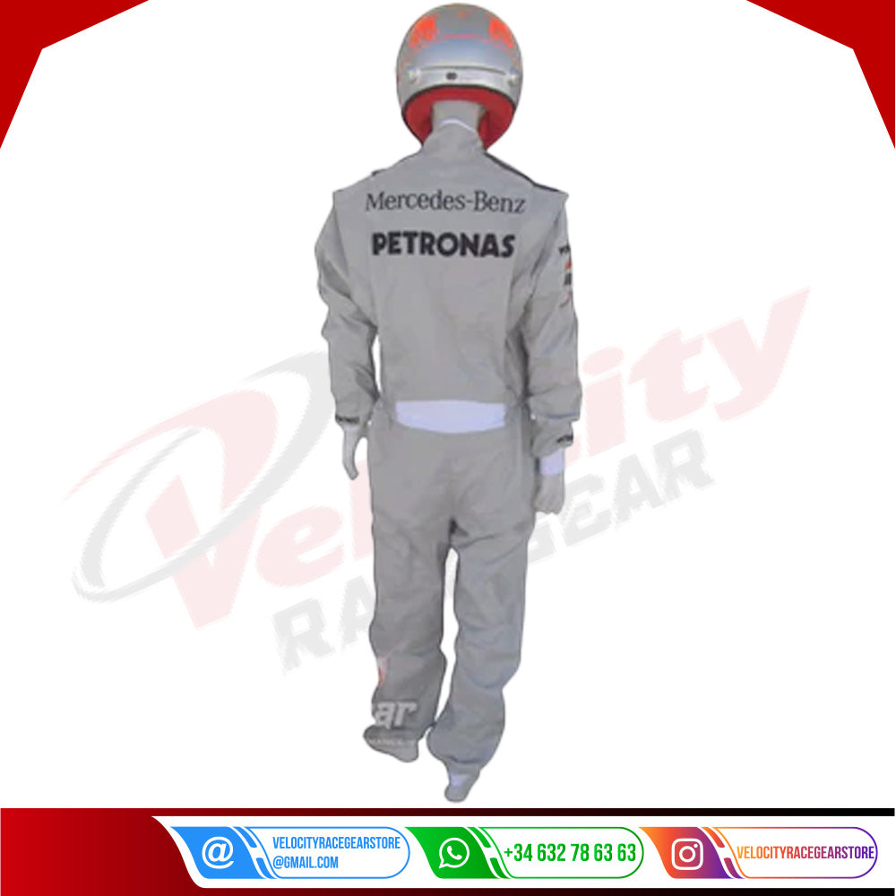 2012 Michael Schumacher Mercedes Benz F1 Embroidered Race Suit - Velocity Racegear-2012 Michael Schumacher Mercedes Benz F1 Embroidered Race Suit - Velocity Racegear-F1 Racing Suit