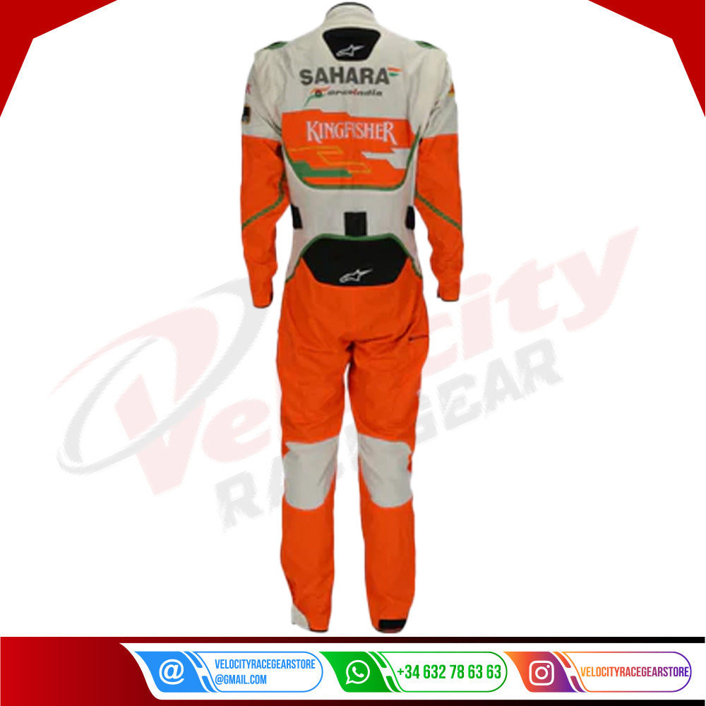 2012 Sahara Force India F1 Team Mechanic Embroidered Suit - Velocity Racegear-2012 Sahara Force India F1 Team Mechanic Embroidered Suit - Velocity Racegear-F1 Racing Suit