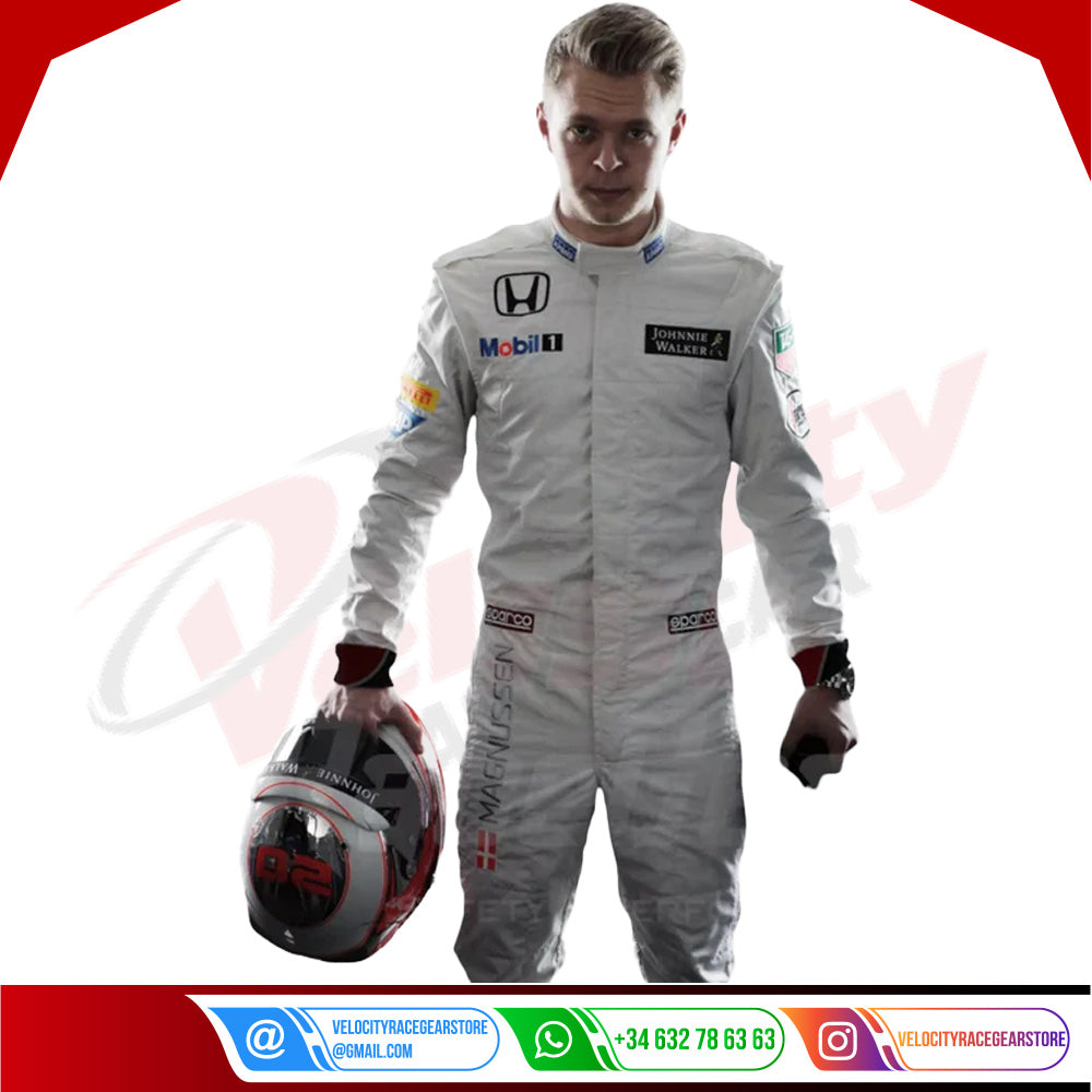 2015 Kevin Magnussen Mclaren F1 Race Suit Australian Grand Prix - Velocity Racegear-2015 Kevin Magnussen Mclaren F1 Race Suit Australian Grand Prix - Velocity Racegear-F1 Racing Suit