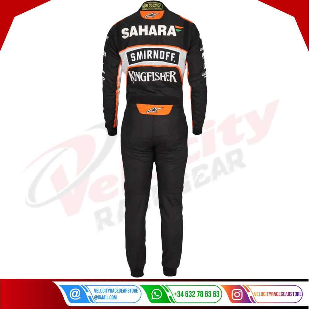 2016 Sergio Perez Sahara Force India F1 Team Race Suit - Velocity Racegear-2016 Sergio Perez Sahara Force India F1 Team Race Suit - Velocity Racegear-F1 Racing Suit