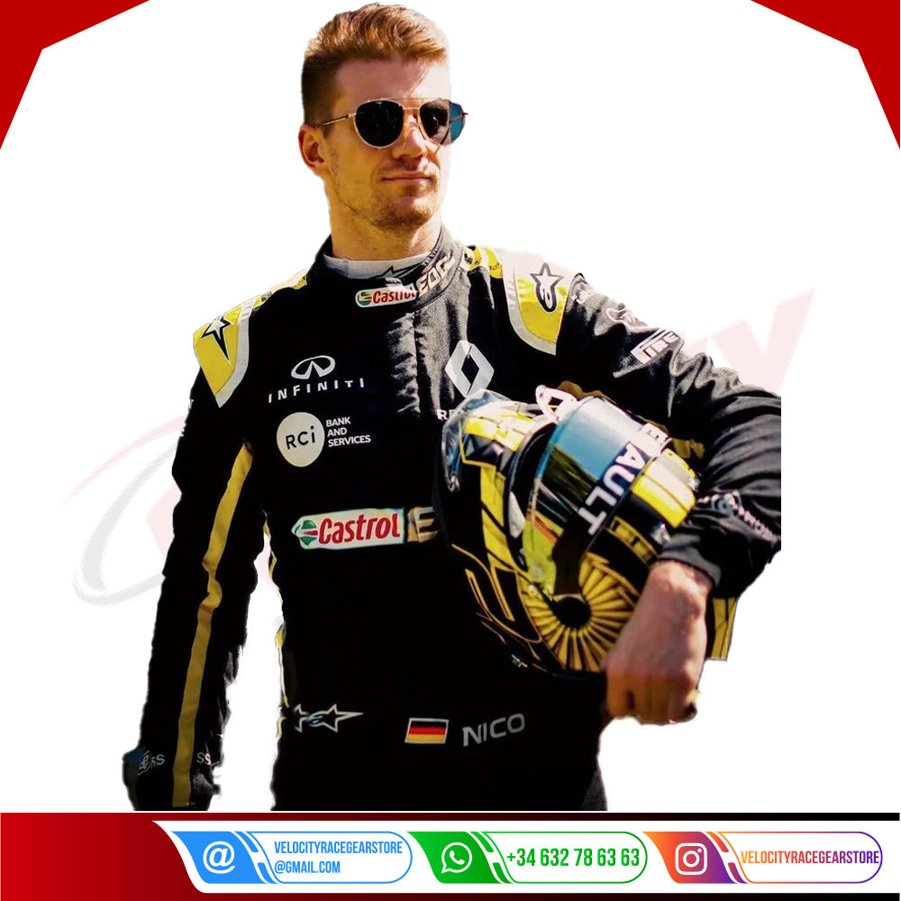 2019 Nico Hulkenberg Renault F1 Team Race Suit KIDS - Velocity Racegear-2019 Nico Hulkenberg Renault F1 Team Race Suit KIDS - Velocity Racegear-F1 Racing Suit