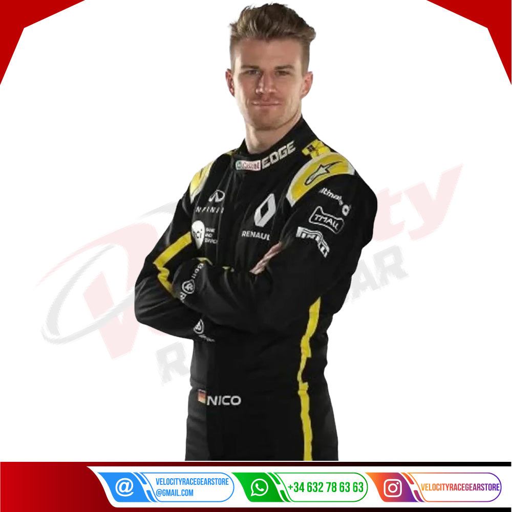 2019 Nico Hulkenberg Renault F1 Team Race Suit KIDS - Velocity Racegear-2019 Nico Hulkenberg Renault F1 Team Race Suit KIDS - Velocity Racegear-F1 Racing Suit