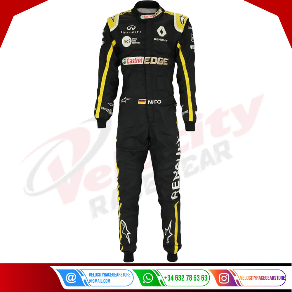 2019 Nico Hulkenberg Renault F1 Team Race Suit KIDS - Velocity Racegear-2019 Nico Hulkenberg Renault F1 Team Race Suit KIDS - Velocity Racegear-F1 Racing Suit