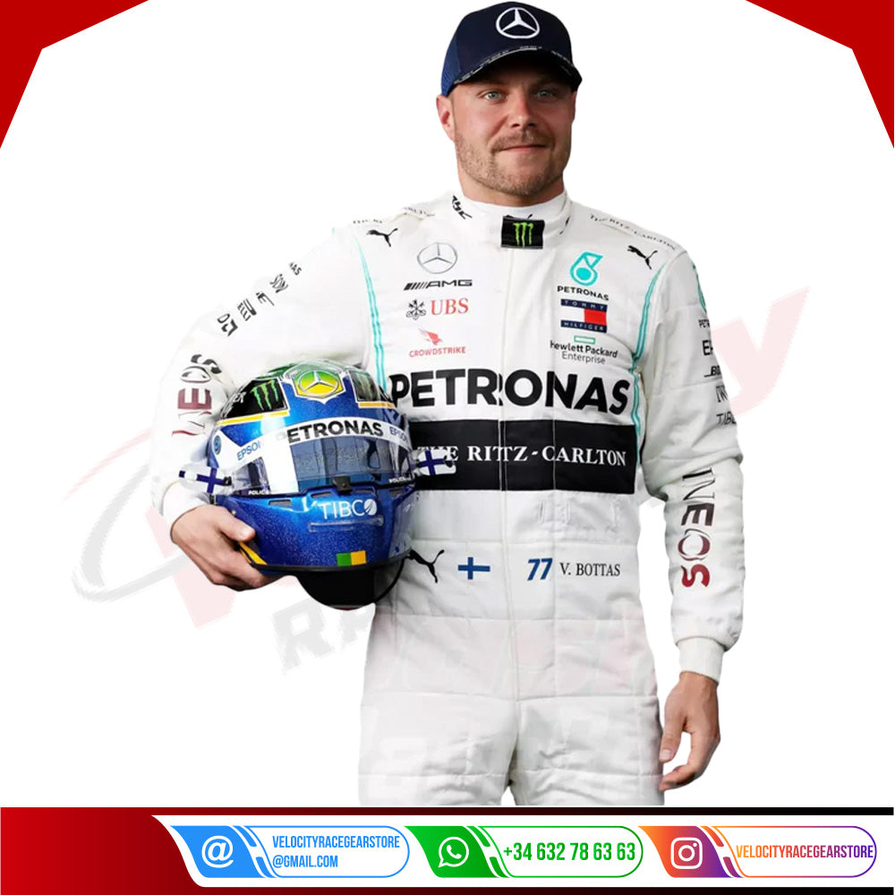 2019 Valtteri Bottas Mercedes AMG F1 Race Suit - Velocity Racegear-2019 Valtteri Bottas Mercedes AMG F1 Race Suit - Velocity Racegear-F1 Racing Suit