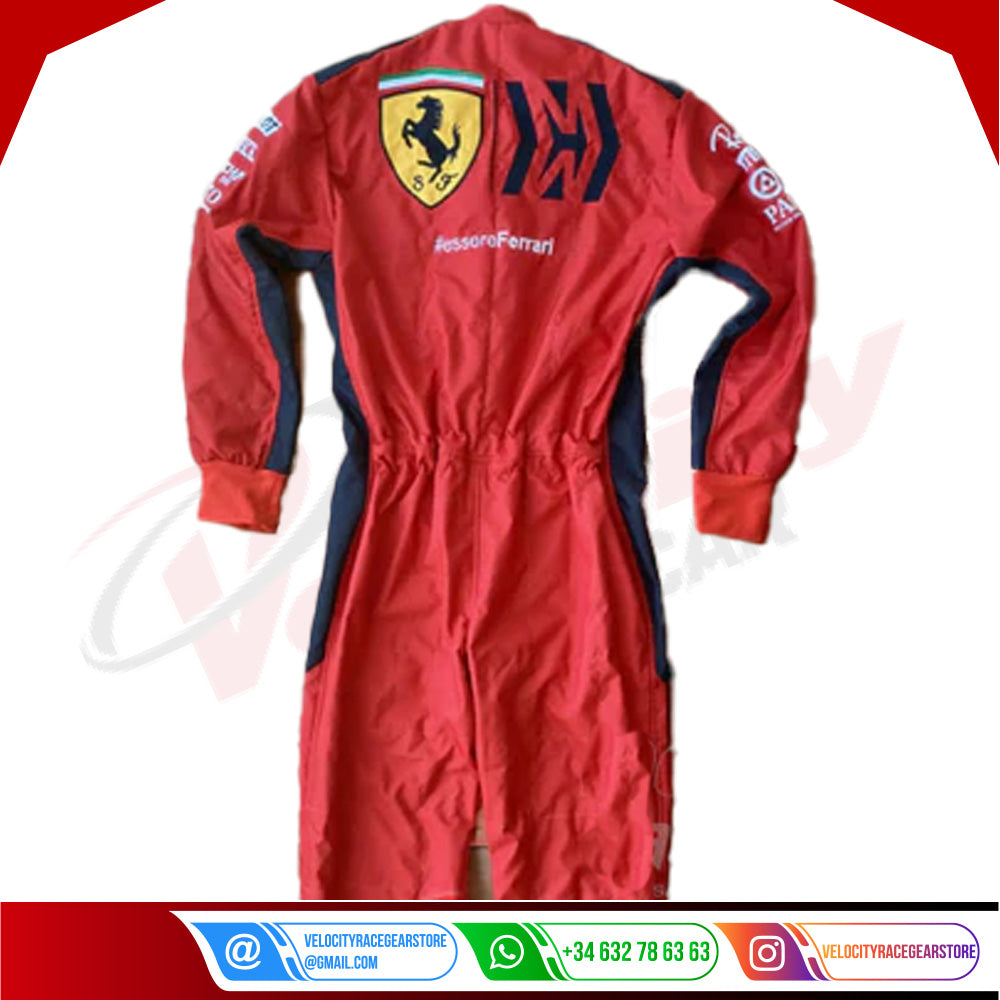 2020 Charles Leclerc Ferrari Mission Winnow F1 Embroidered Racing Suit - Velocity Racegear-2020 Charles Leclerc Ferrari Mission Winnow F1 Embroidered Racing Suit - Velocity Racegear-F1 Racing Suit