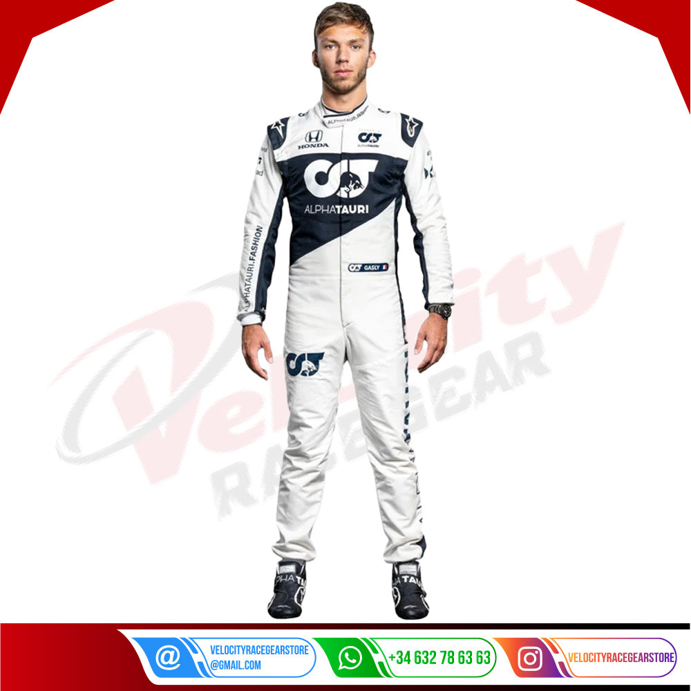 2021 AlphaTauri Pierre Gasly F1 Race Suit - Velocity Racegear-2021 AlphaTauri Pierre Gasly F1 Race Suit - Velocity Racegear-F1 Racing Suit