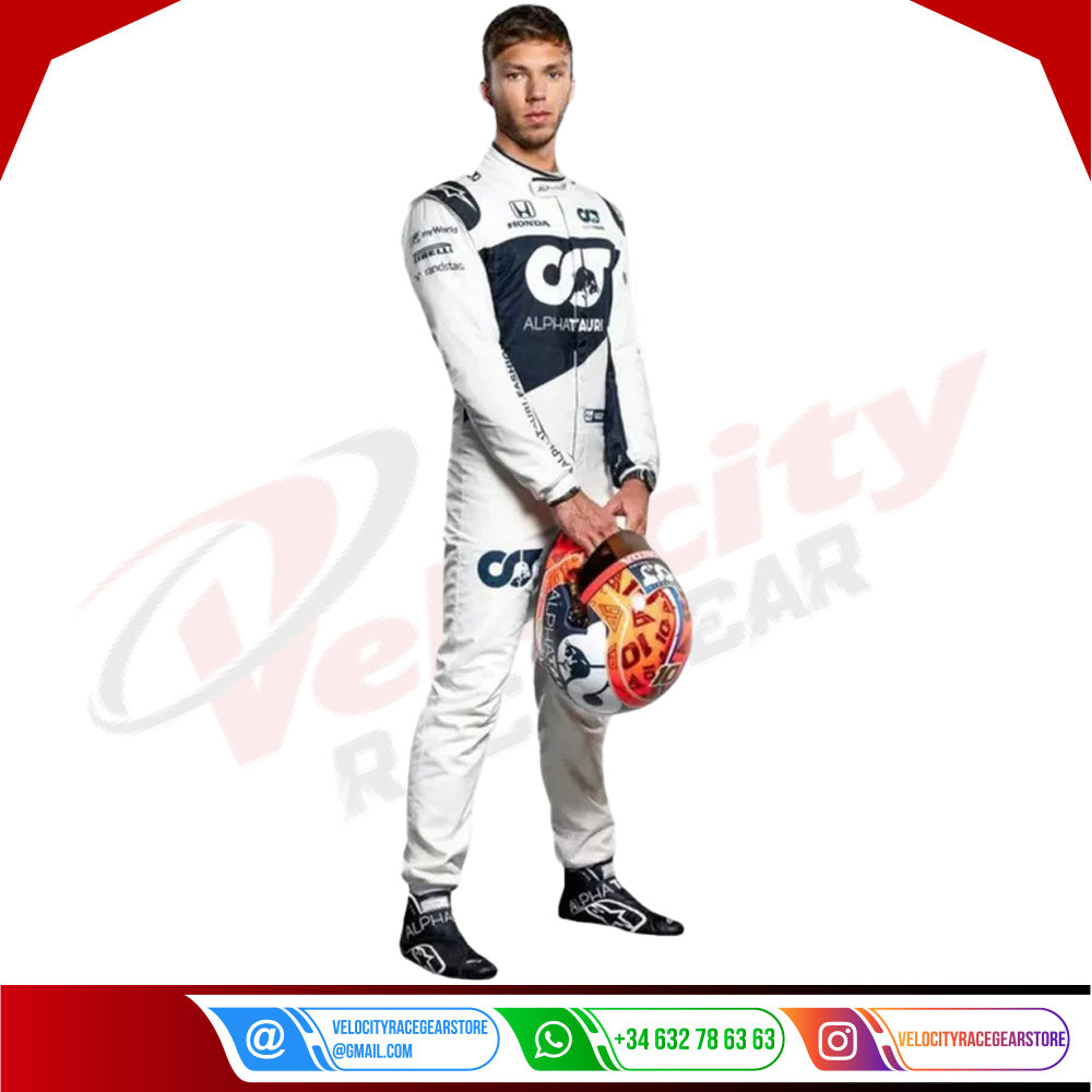 2021 AlphaTauri Pierre Gasly F1 Race Suit - Velocity Racegear-2021 AlphaTauri Pierre Gasly F1 Race Suit - Velocity Racegear-F1 Racing Suit