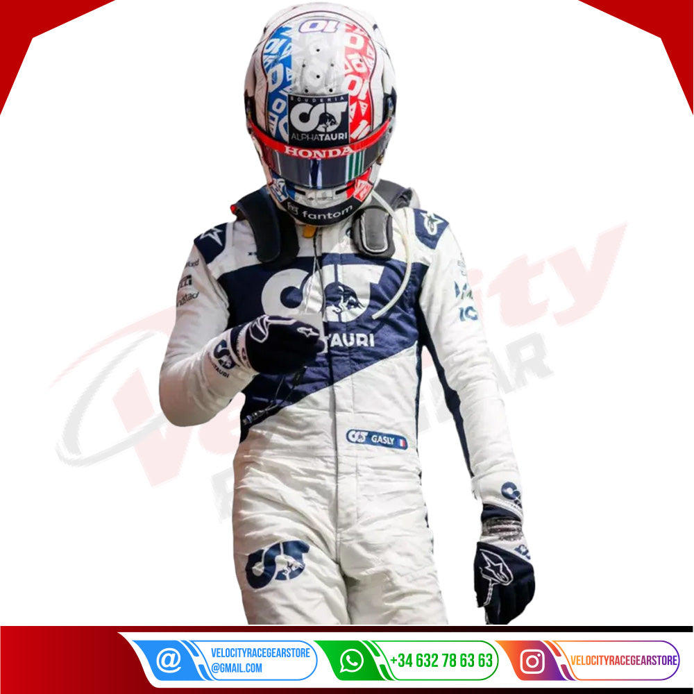 2021 AlphaTauri Pierre Gasly F1 Race Suit - Velocity Racegear-2021 AlphaTauri Pierre Gasly F1 Race Suit - Velocity Racegear-F1 Racing Suit