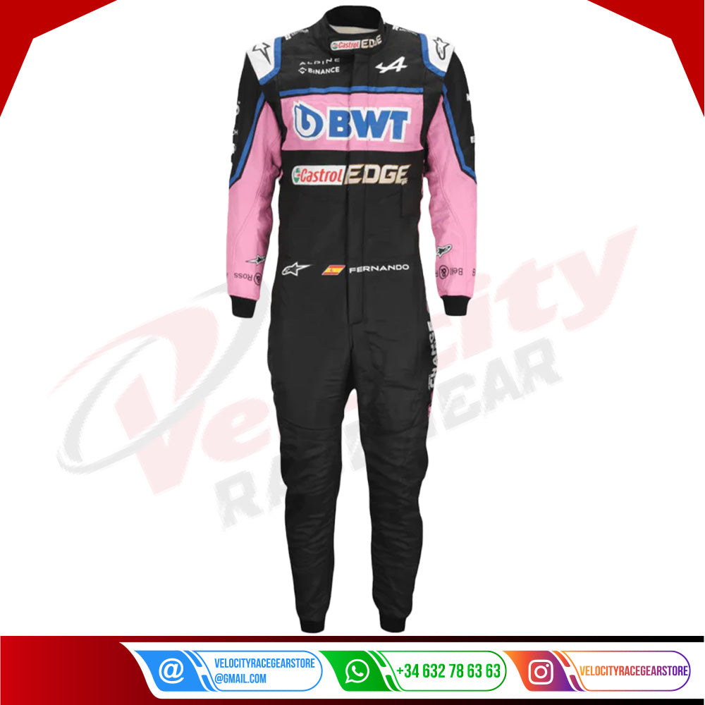 2022 FERNANDO ALONSO BWT F1 RACE SUIT KIDS - ITALIAN GP - Velocity Racegear-2022 FERNANDO ALONSO BWT F1 RACE SUIT KIDS - ITALIAN GP - Velocity Racegear-F1 Racing Suit