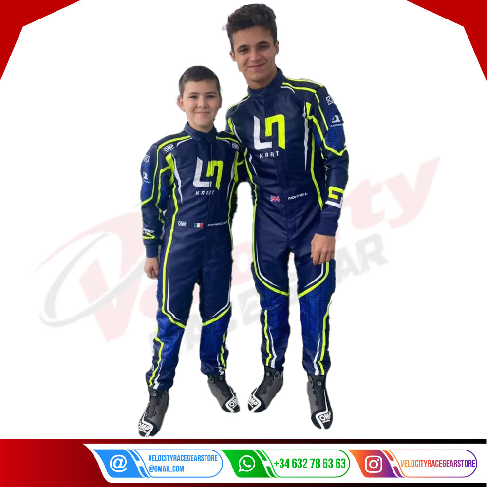 2022 Lando Norris Kart Race Suit Official - Velocity Racegear-2022 Lando Norris Kart Race Suit Official - Velocity Racegear-Kart Racing Suit