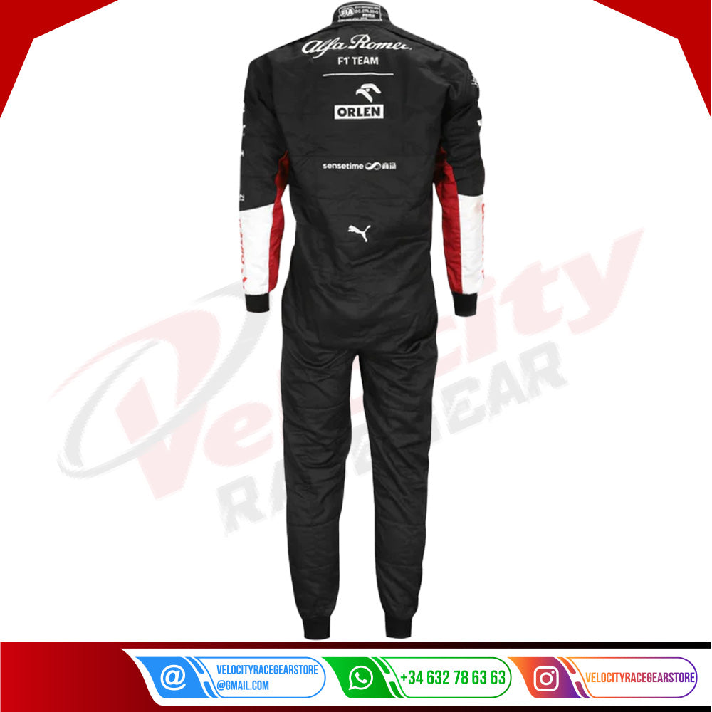 2022 Zhou Guanyu Alfa Romeo F1 Team Race Suit KIDS - Velocity Racegear-2022 Zhou Guanyu Alfa Romeo F1 Team Race Suit KIDS - Velocity Racegear-F1 Racing Suit