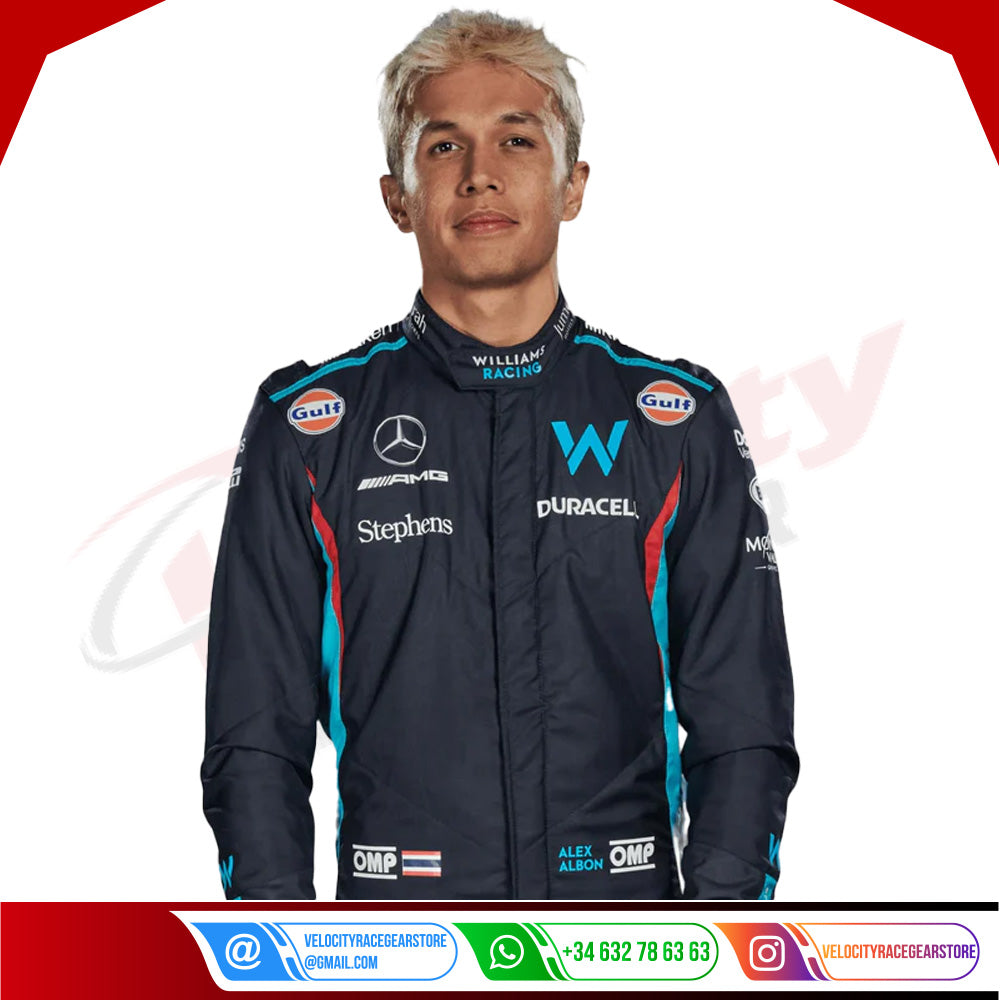 2023 Alex Albon Williams Racing F1 Race Suit KIDS - Velocity Racegear-2023 Alex Albon Williams Racing F1 Race Suit KIDS - Velocity Racegear-F1 Racing Suit