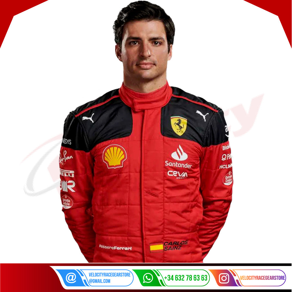 2023 Carlos Sainz Race Scuderia Ferrari F1 Race Suit