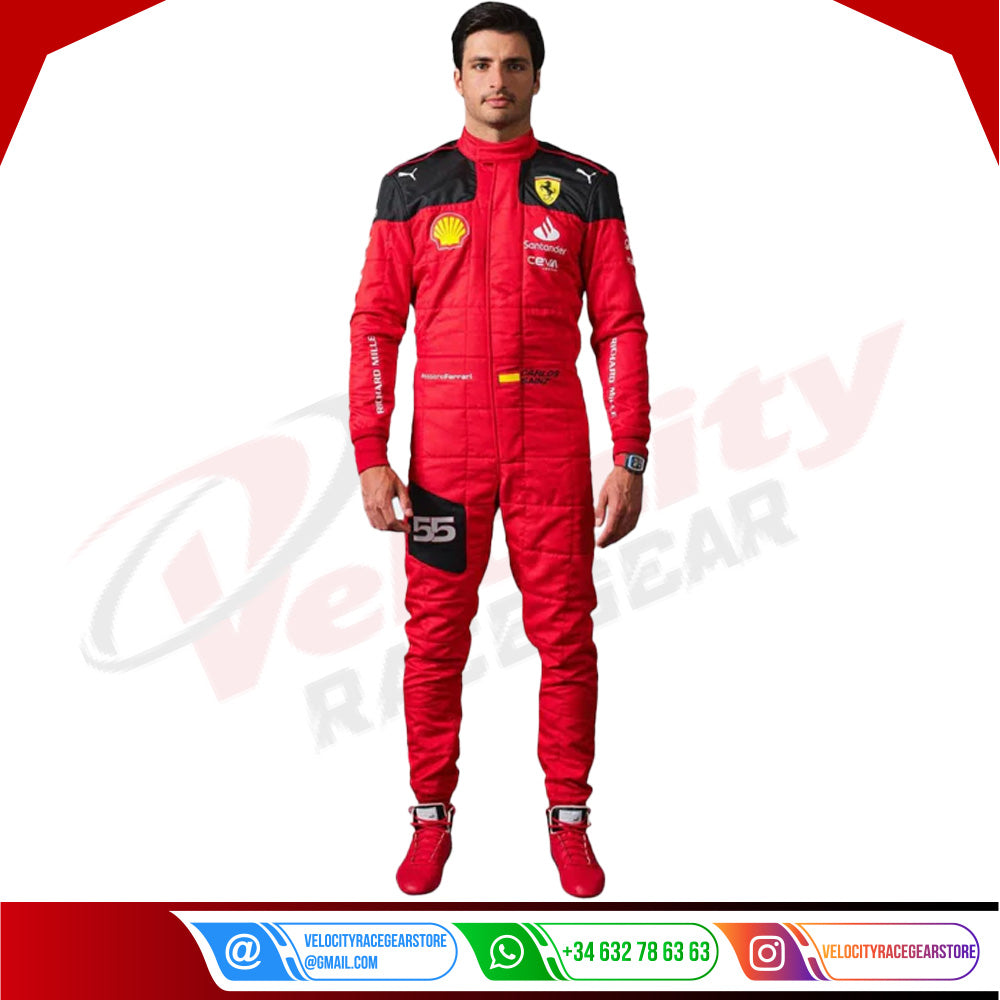 2023 Carlos Sainz Race Scuderia Ferrari F1 Race Suit