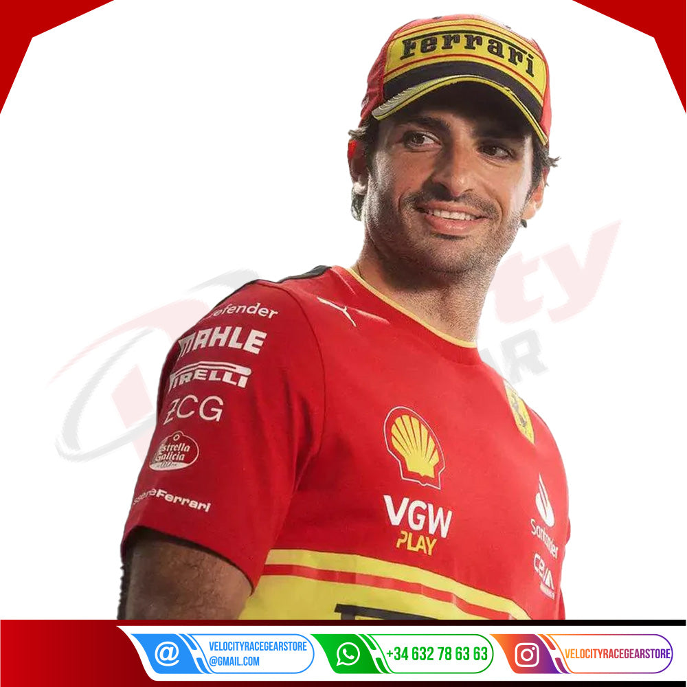 2023 Scuderia Ferrari F1 Team T-shirt Monza Special Edition - Velocity Racegear-2023 Scuderia Ferrari F1 Team T-shirt Monza Special Edition - Velocity Racegear-F1 Polo Shirts