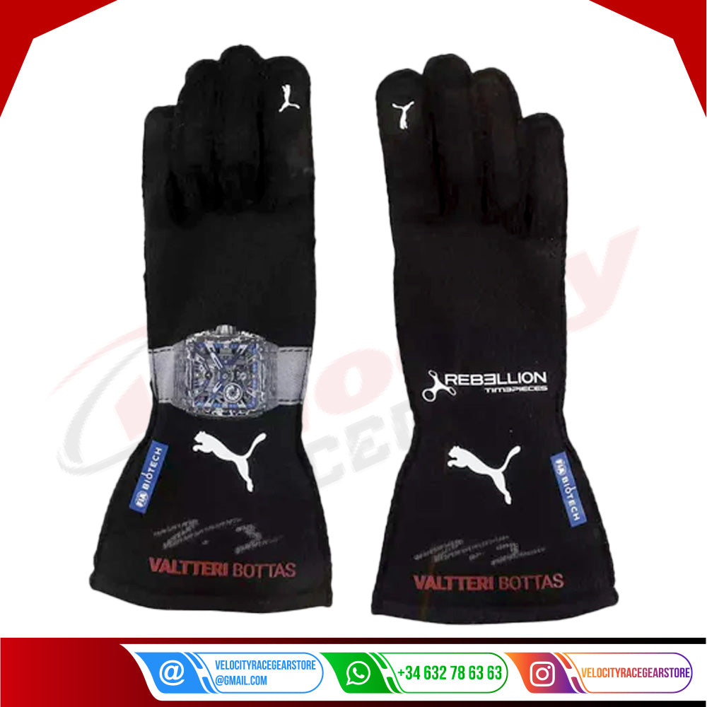 2023 Valtteri Bottas Replica Alfa Romeo F1 Race Gloves - Velocity Racegear-2023 Valtteri Bottas Replica Alfa Romeo F1 Race Gloves - Velocity Racegear-F1 Gloves