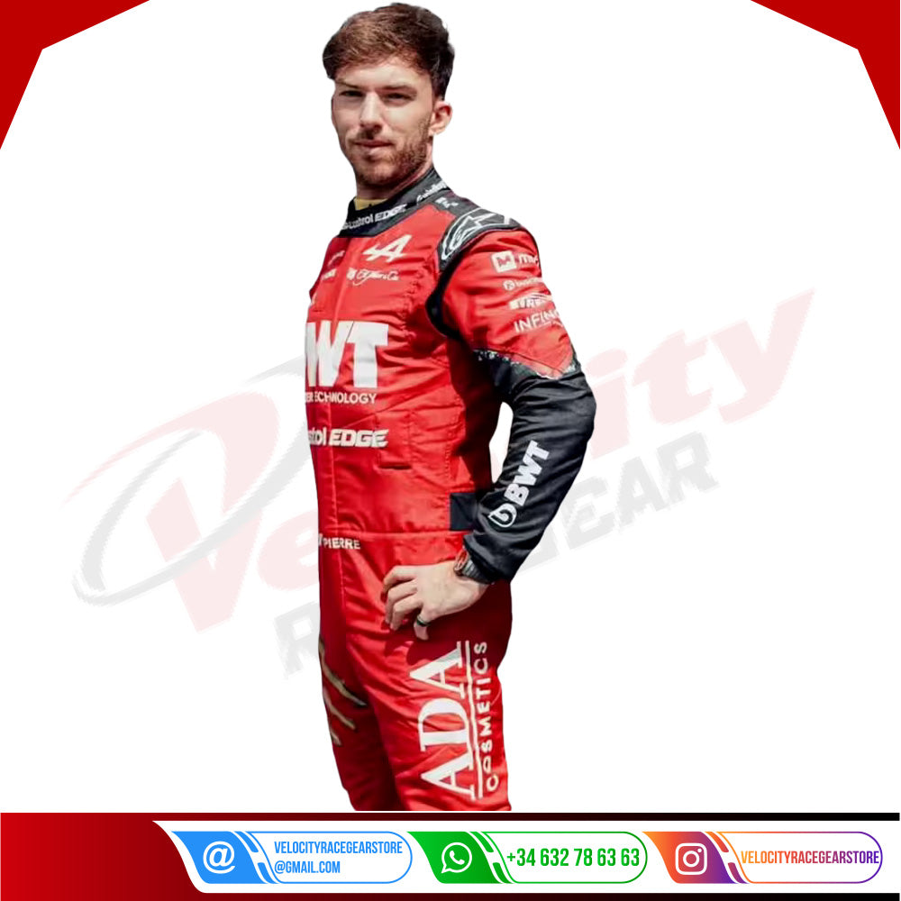 2024 New Pierre Gasly bwt Race Suit - Velocity Racegear-2024 New Pierre Gasly bwt Race Suit - Velocity Racegear-F1 Racing Suit