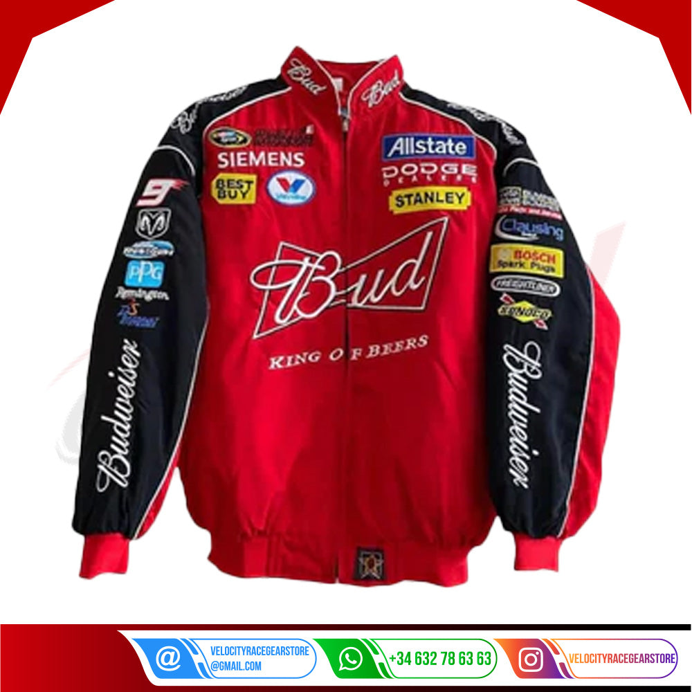 Budweiser Black F1 Retro Racing Jacket