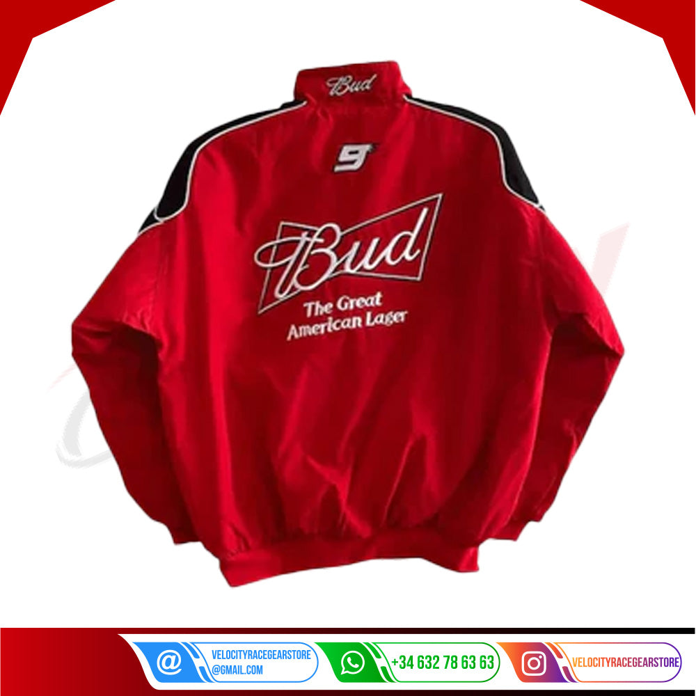 Budweiser Black F1 Retro Racing Jacket