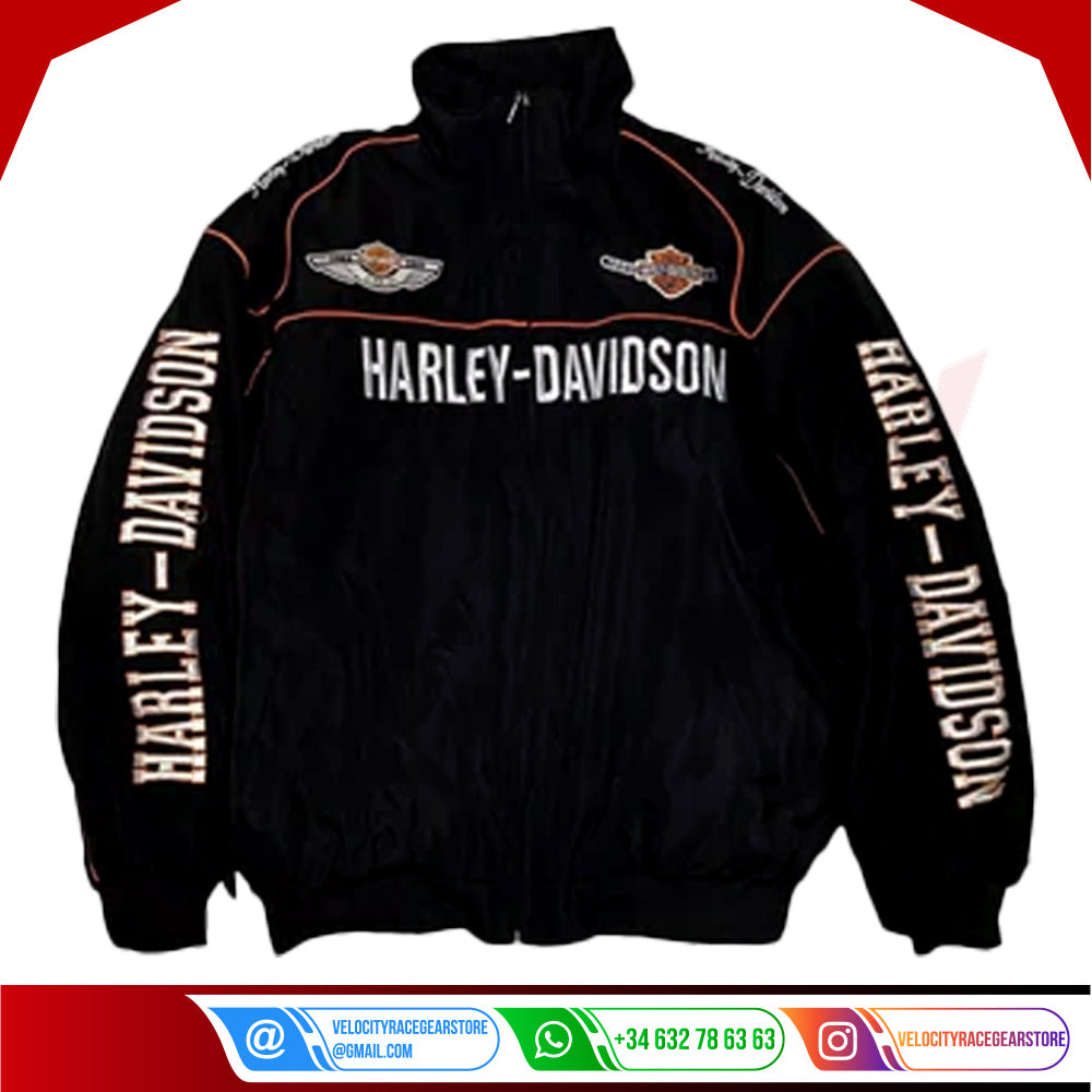 Exclusive Limited Edition Harley Davidson Retro F1 Racing Jacket