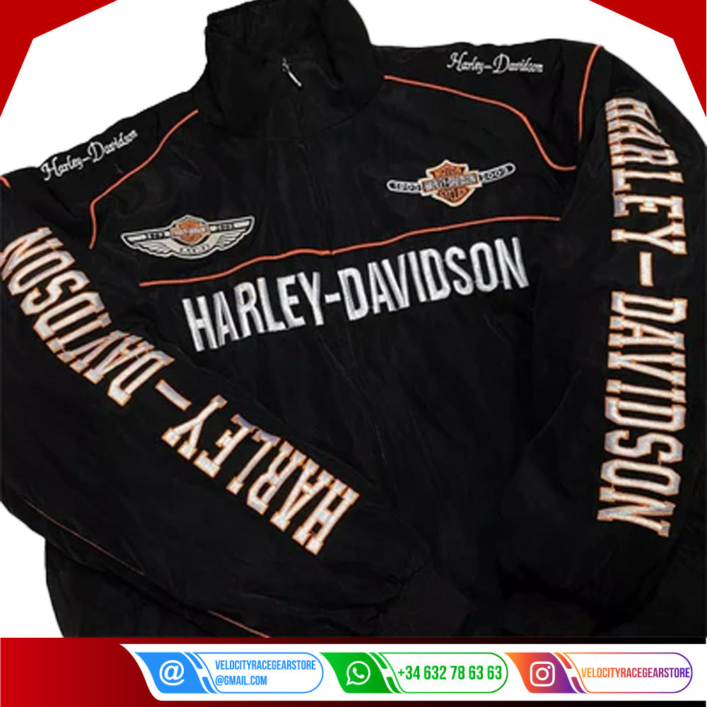 Exclusive Limited Edition Harley Davidson Retro F1 Racing Jacket