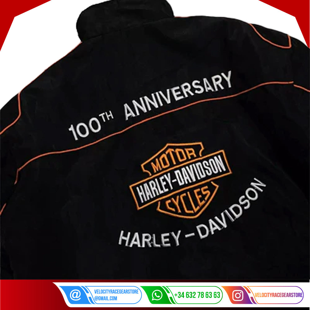 Exclusive Limited Edition Harley Davidson Retro F1 Racing Jacket