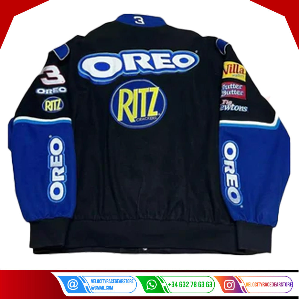 F1 Biker Racing Streetwear Embroidered Bomber Jacket