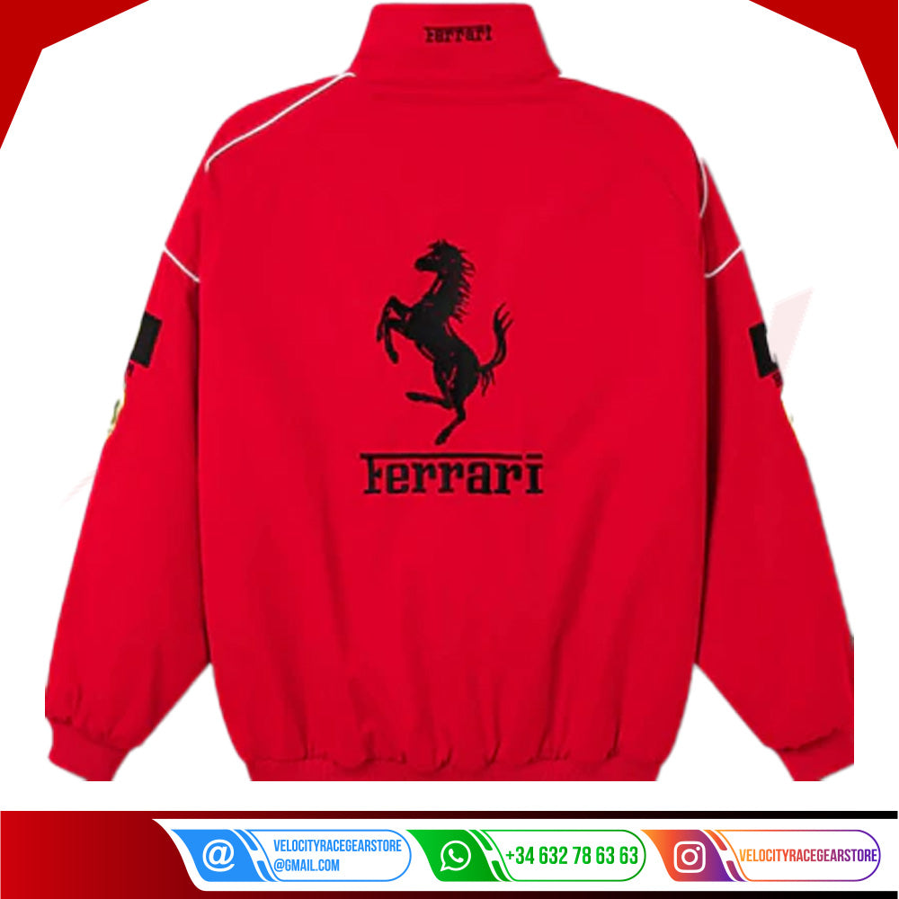 Ferrari F1 Vintage Red Jacket