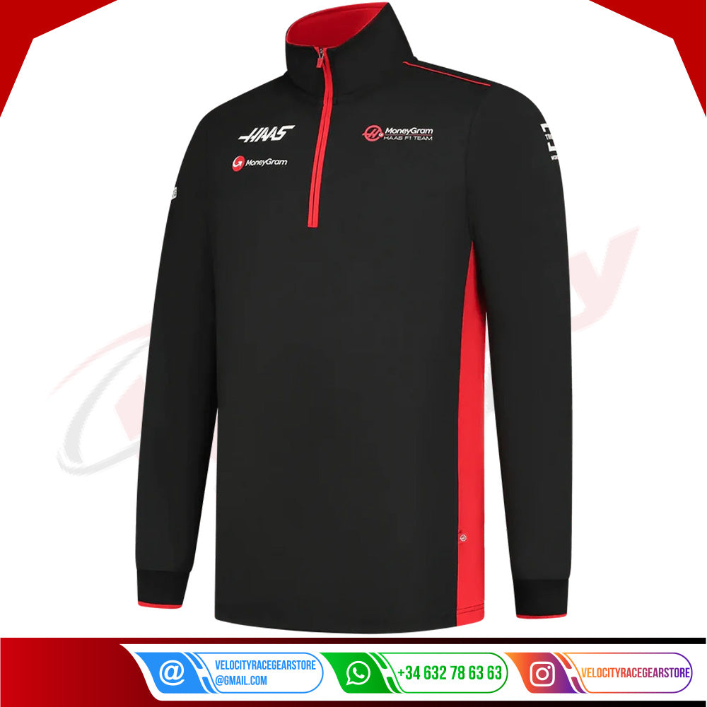 Fitted Zip Sweater / Haas F1 Team