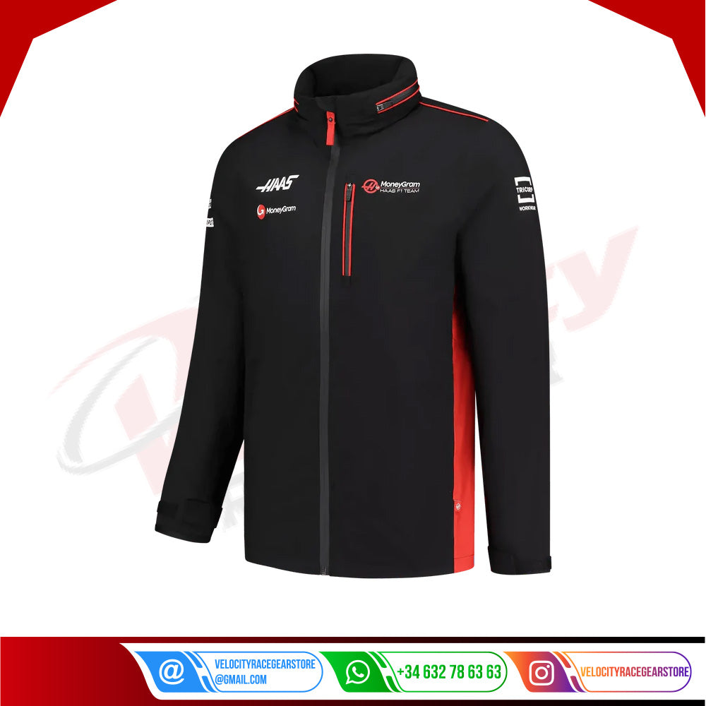 Lightweight Raincoat Haas F1 Team