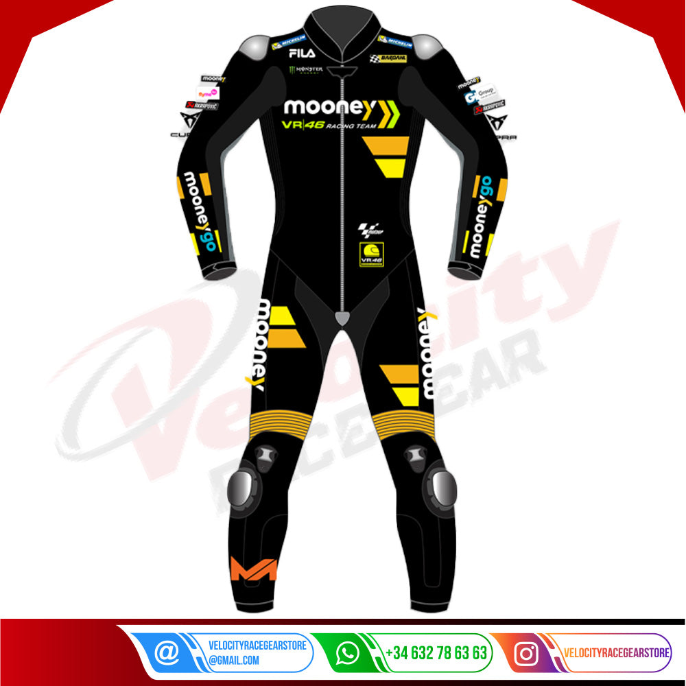 Luca Marini MotoGP 2023 Mooney VR46 Race Suit - Velocity Racegear-null