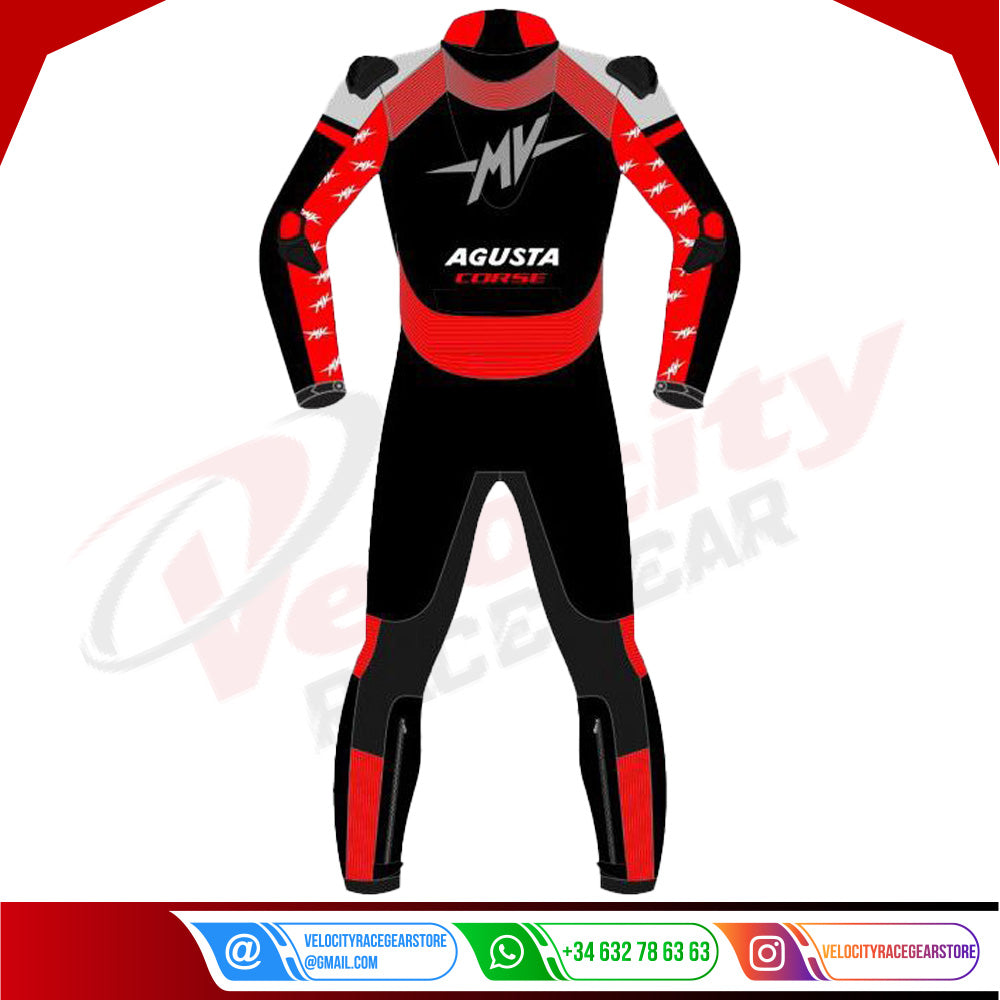 MV Agusta Motorcycle Leather Suit - Velocity Racegear-null