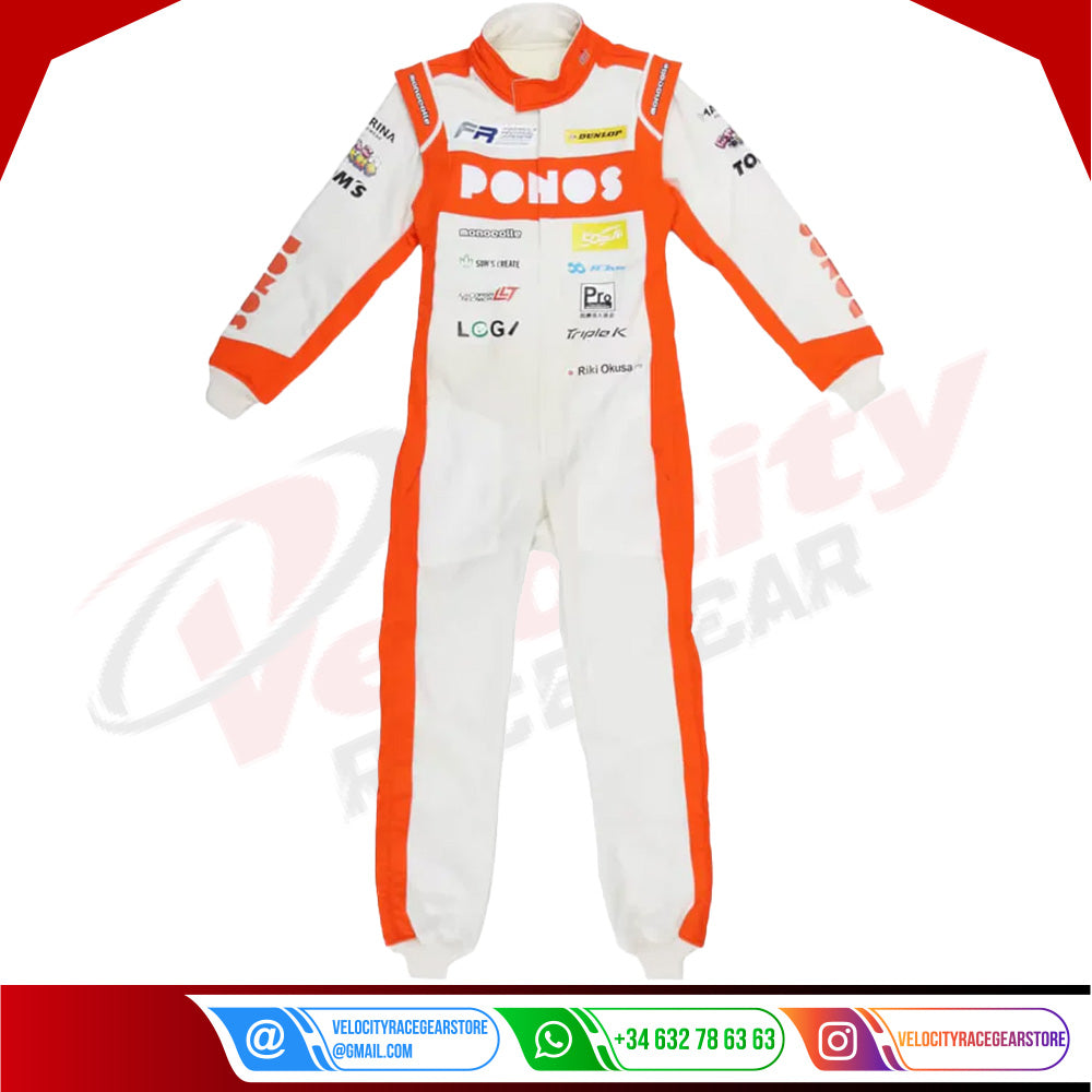 Marina FIA Ponos Custom Racing Suits - Velocity Racegear-Marina FIA Ponos Custom Racing Suits - Velocity Racegear-Kart Racing Suit