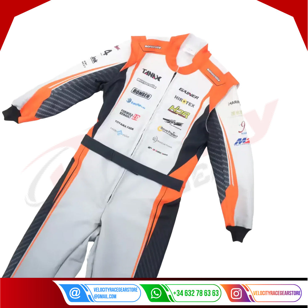 Marina Gainer Custom Racing Kart Suits - Velocity Racegear-Marina Gainer Custom Racing Kart Suits - Velocity Racegear-Kart Racing Suit