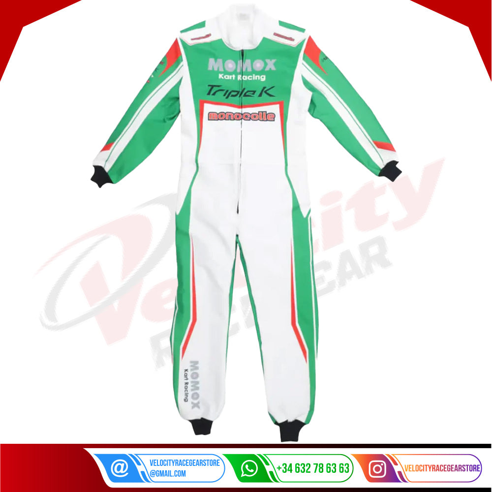 Marina Green Racing Kart Suits - Velocity Racegear-Marina Green Racing Kart Suits - Velocity Racegear-Kart Racing Suit