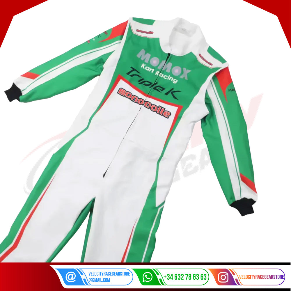 Marina Green Racing Kart Suits - Velocity Racegear-Marina Green Racing Kart Suits - Velocity Racegear-Kart Racing Suit