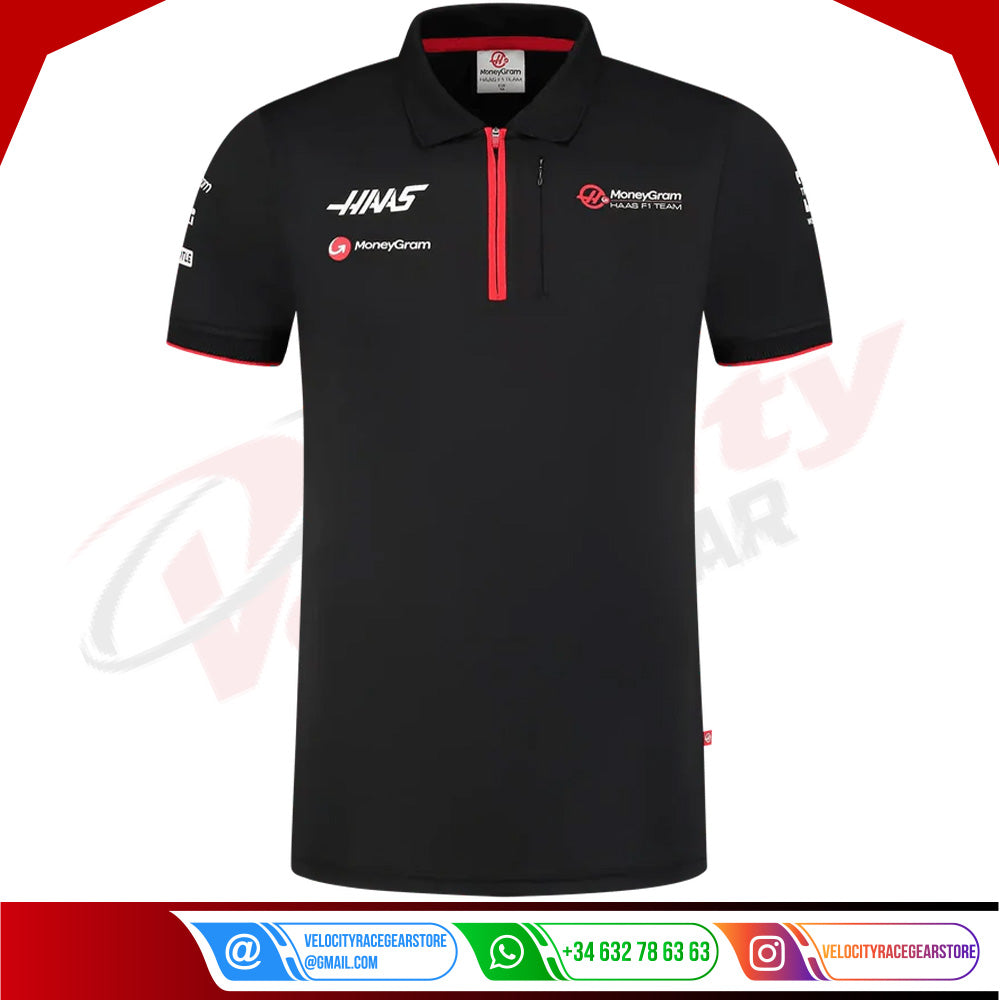 Men’s Fitted Polo Haas F1 Team