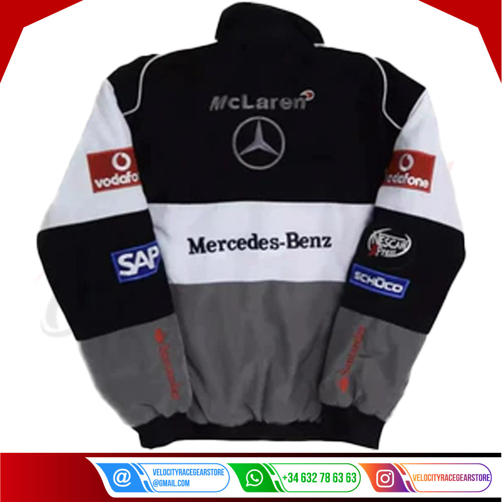 Mercedes-Benz F1 Racing Embroidered Logo Jacket