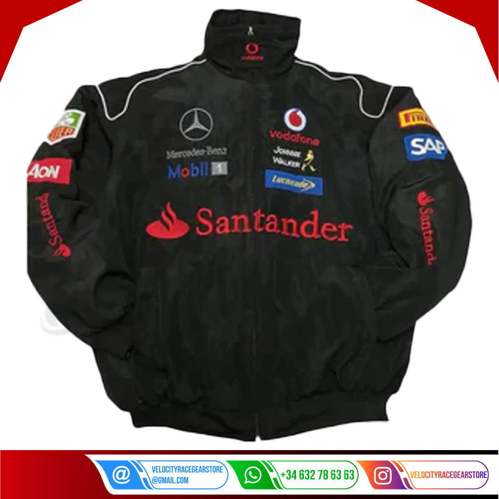 Mercedes AMG F1 Y2K Racing Bomber Style Jacket