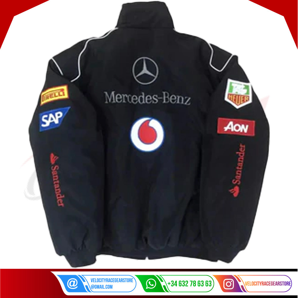 Mercedes AMG F1 Y2K Racing Bomber Style Jacket