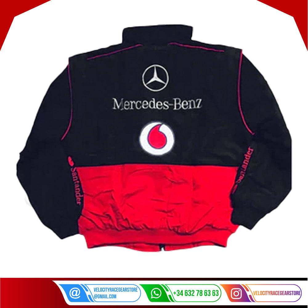 Mercedes AMG Petronas Coat Embroidered Logo F1 Racing Jacket