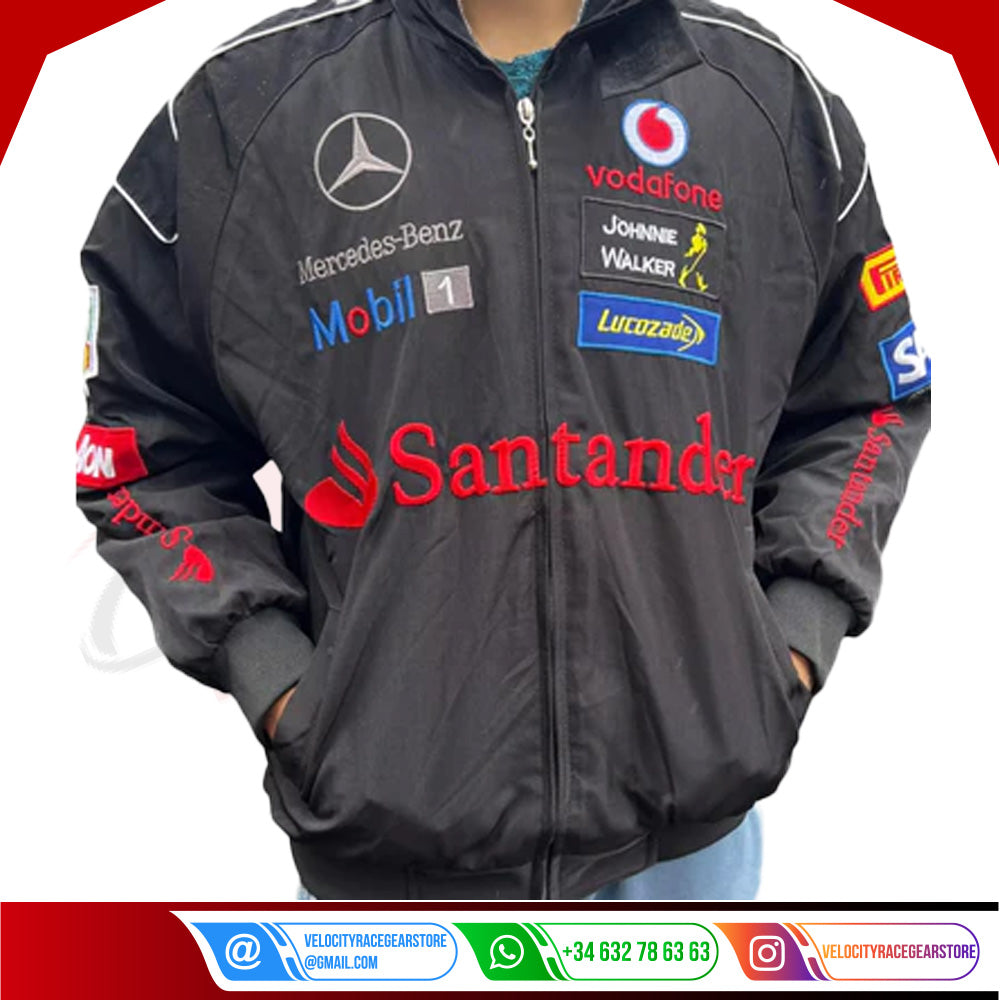 Mercedes F1 Racing Bomber Jacket