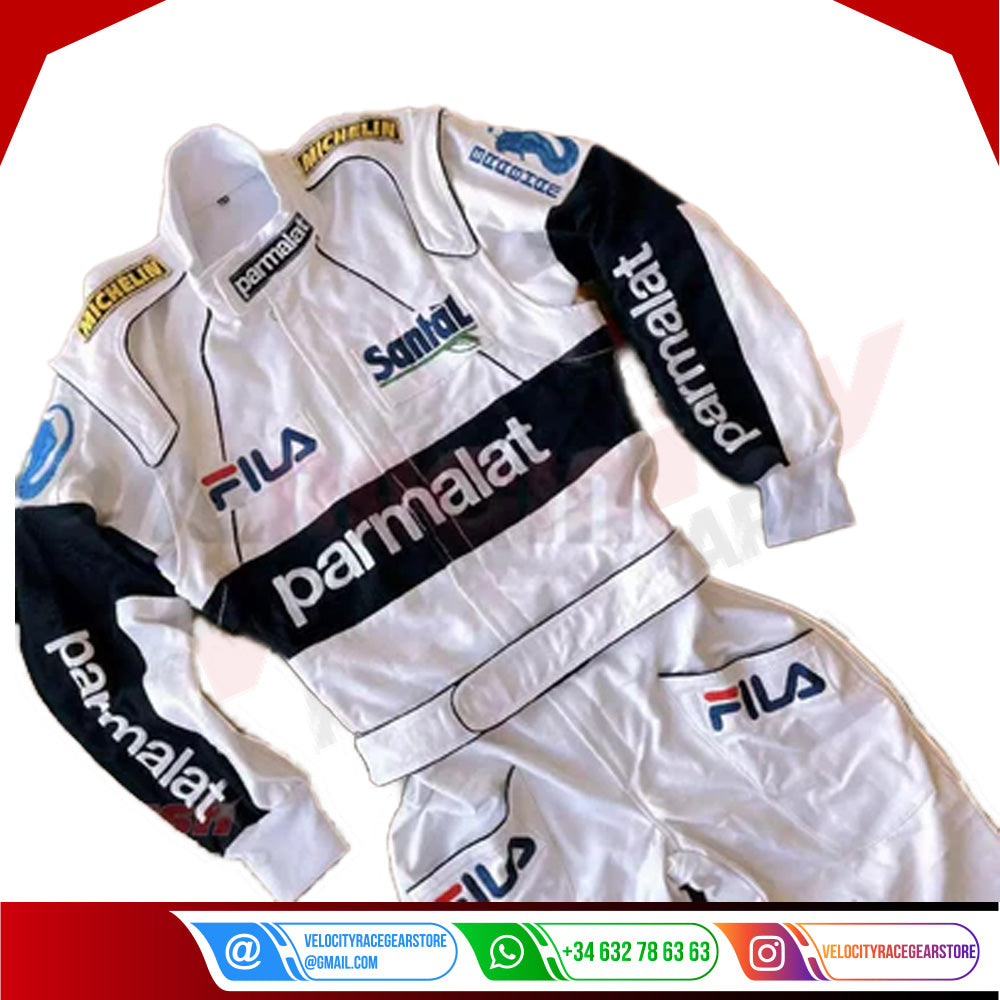 Nelson Piquet 1983 F1 Embroidered Racing Suit - Brabham - Velocity Racegear-Nelson Piquet 1983 F1 Embroidered Racing Suit - Brabham - Velocity Racegear-F1 Racing Suits