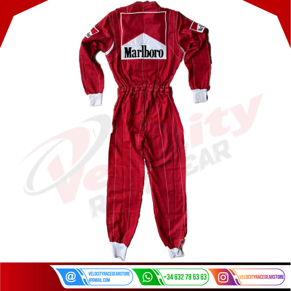 Nigel Mansell 1990 Ferrari F1 Embroidered Racing Suit - Velocity Racegear-Nigel Mansell 1990 Ferrari F1 Embroidered Racing Suit - Velocity Racegear-F1 Racing Suits