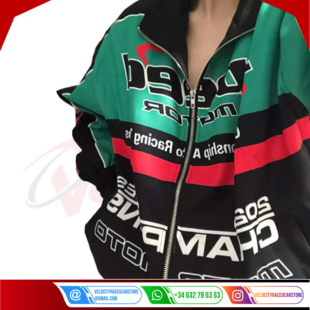 Speed Motor Green racing f1 jacket