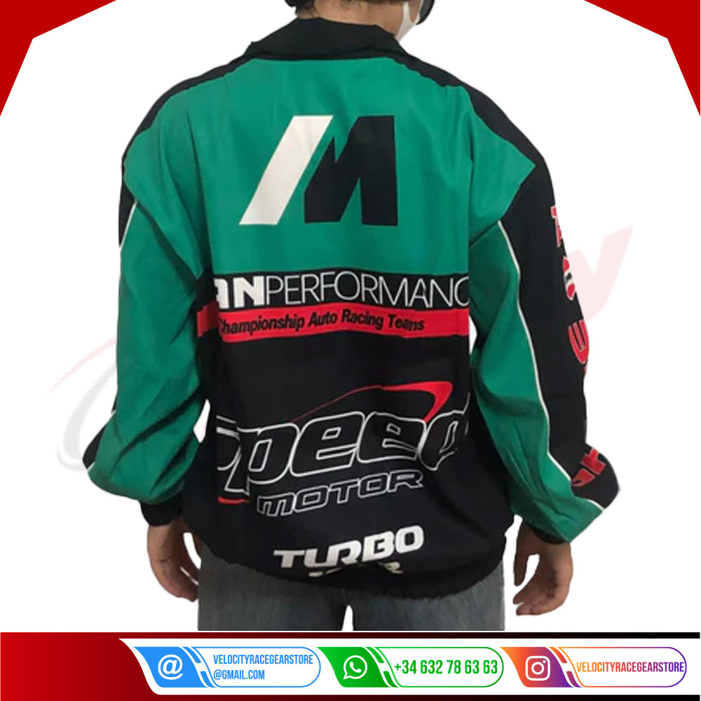 Speed Motor Green racing f1 jacket