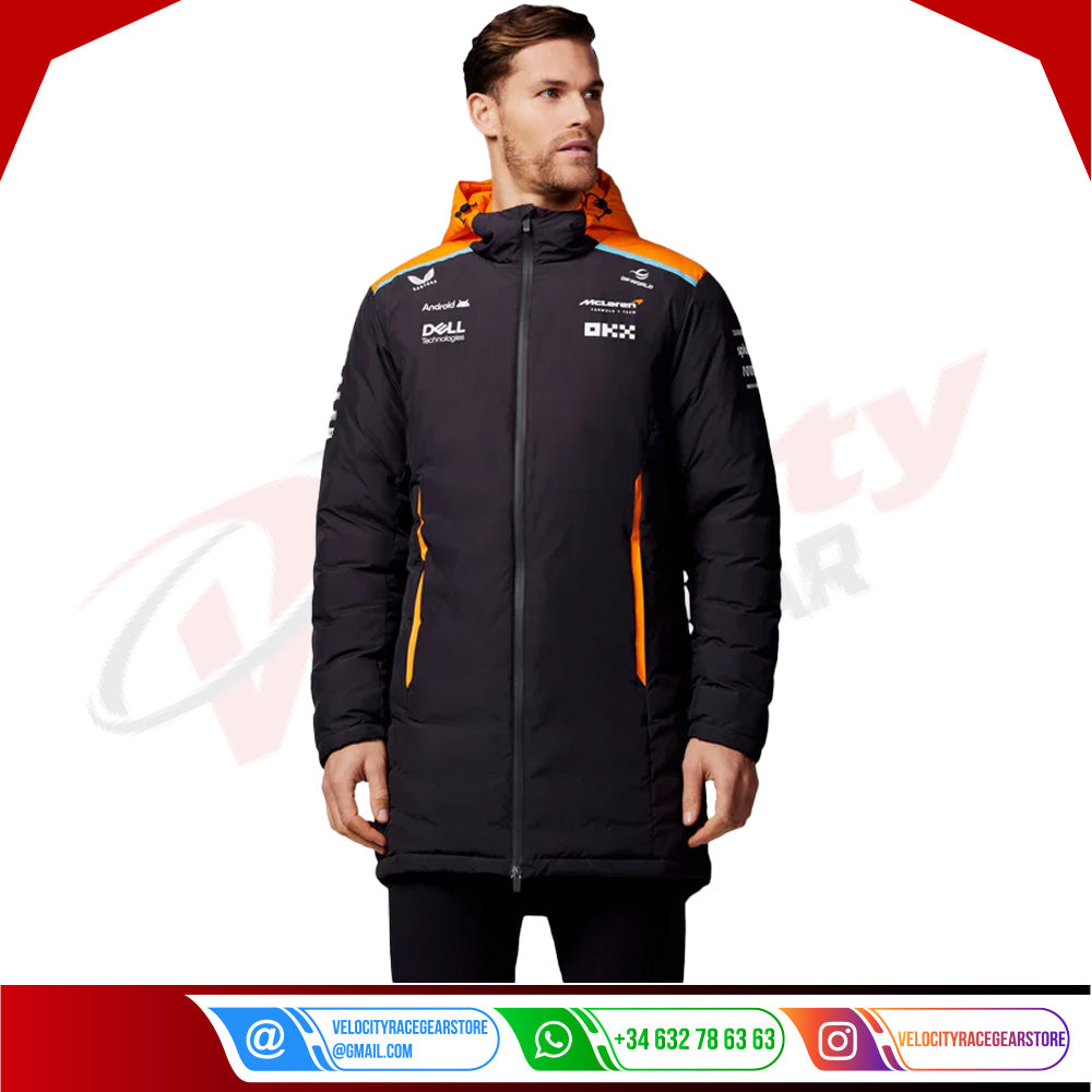 Unisex Official Teamwear Longline Padded Jacket Formula 1