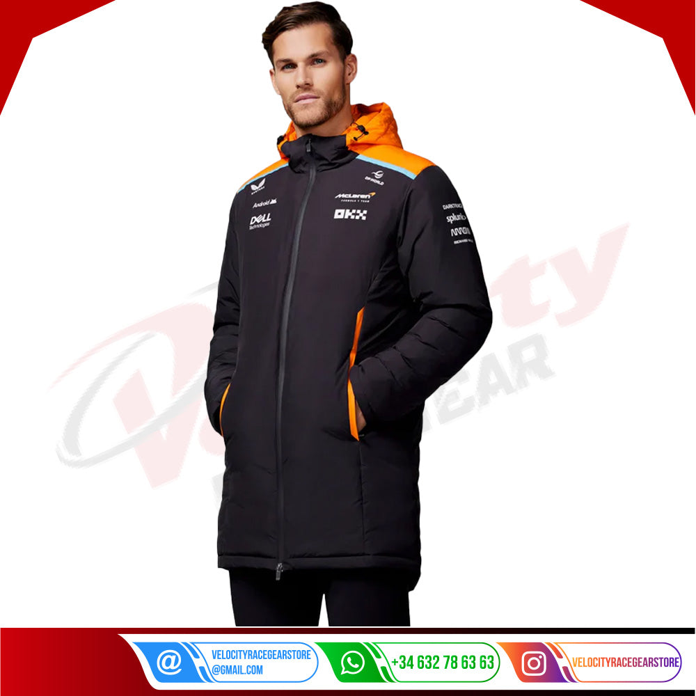 Unisex Official Teamwear Longline Padded Jacket Formula 1