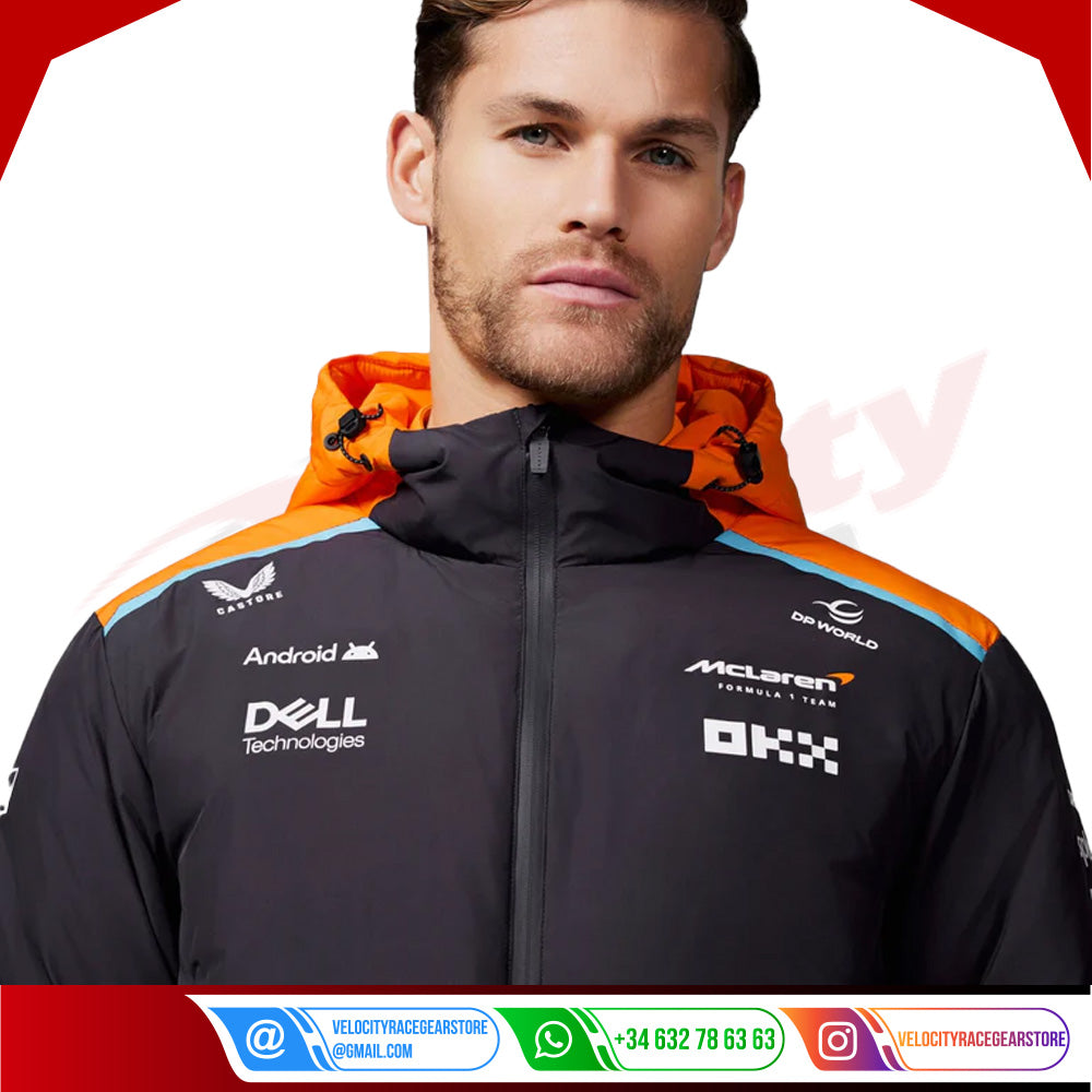 Unisex Official Teamwear Longline Padded Jacket Formula 1