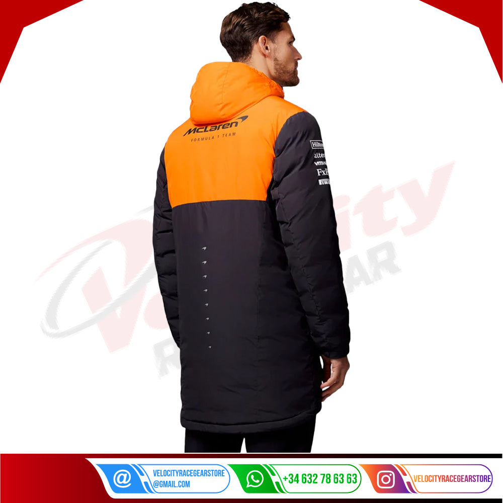 Unisex Official Teamwear Longline Padded Jacket Formula 1